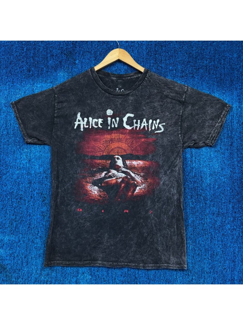 Alice In Chains Dirt Rock Mineral Wash T-Shirt Size Large